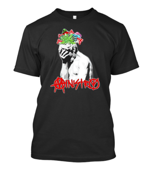 Ministry Anarchy Statue Psychedelic Mushrooms T-Shirt
