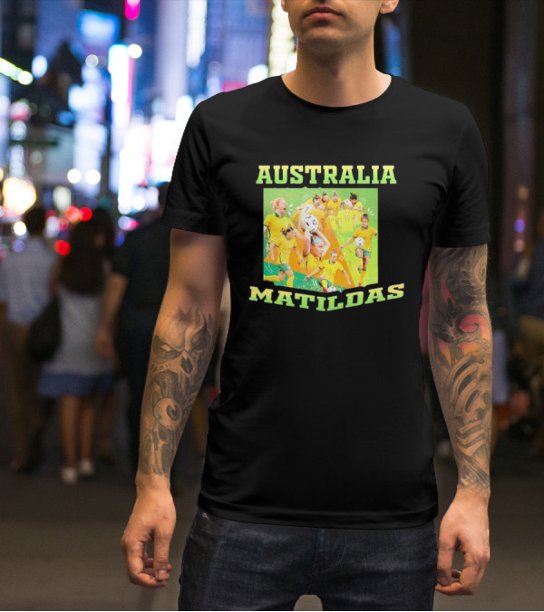 Australia Matildas Soccer Team Players T-Shirt
