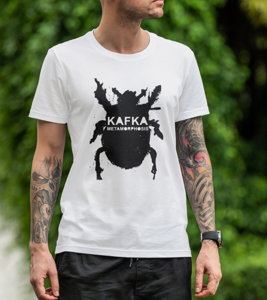 Kafka Metamorphosis Dark Insect T-Shirt
