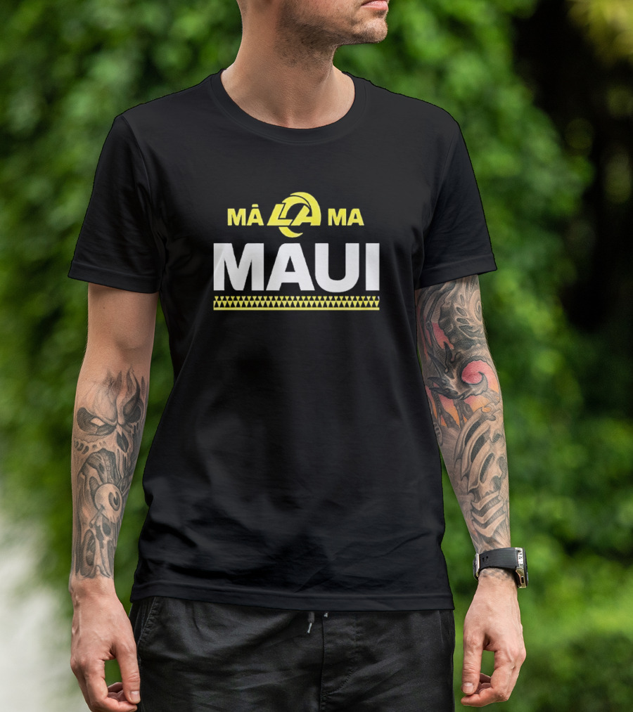 Los Angeles Rams Mālama Maui T-Shirt
