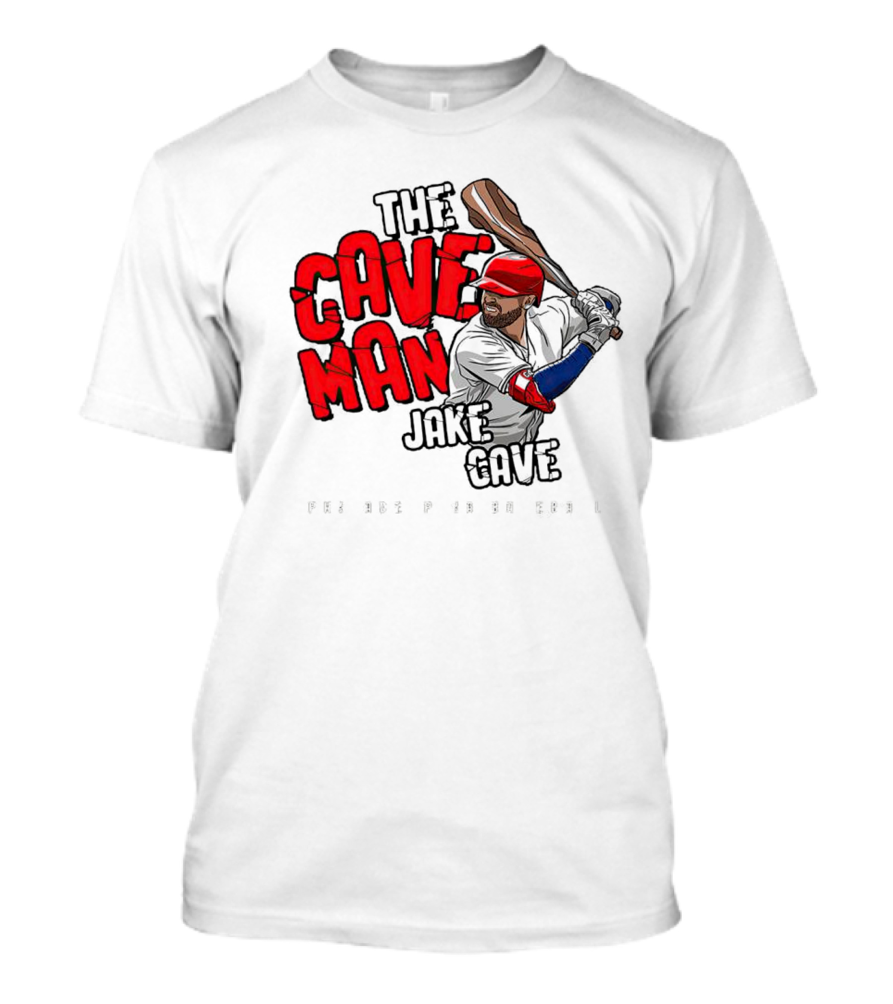 The Caveman Jake Cave Baseball Bat T-Shirt