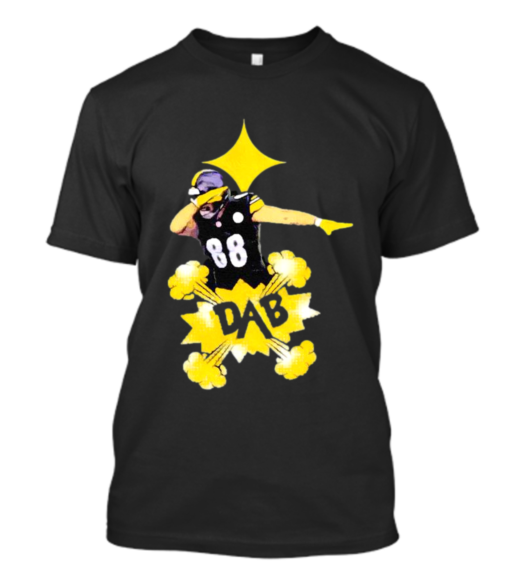 Steelers Pat Freiermuth Dab 88 Star Burst T-Shirt