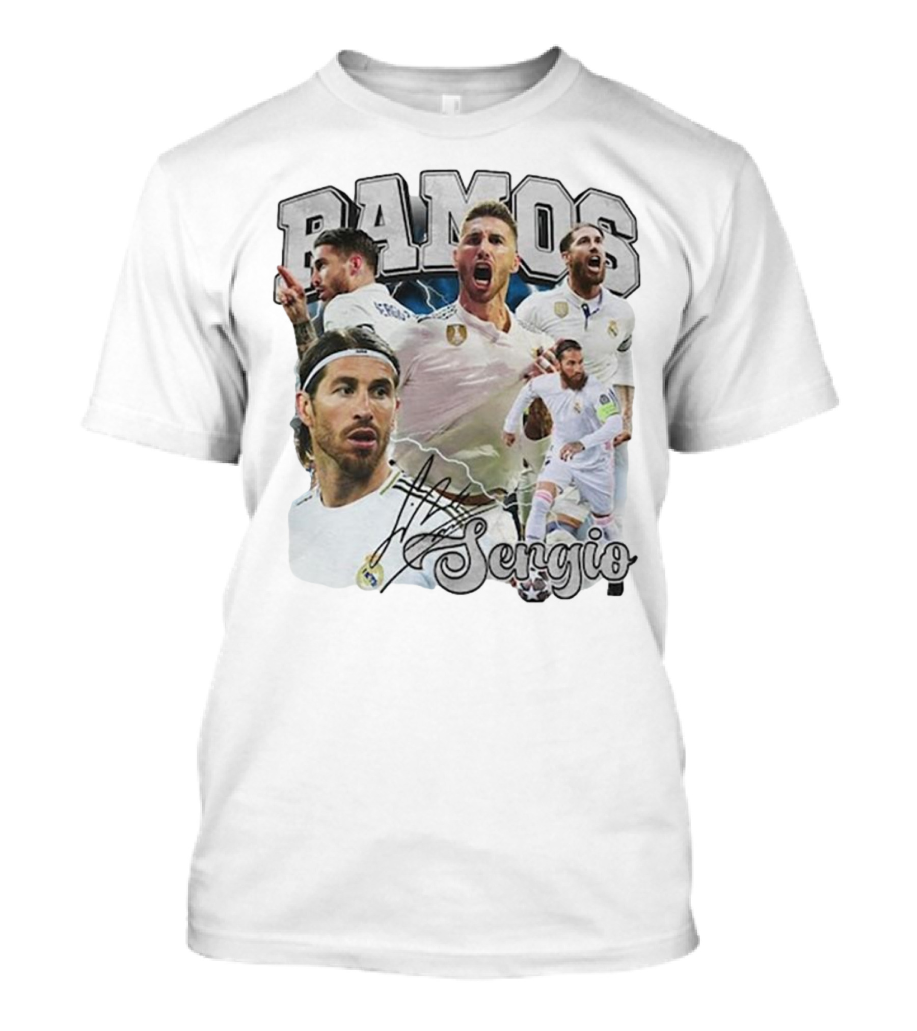 Ramos Sergio Real Madrid Football Soccer T-Shirt