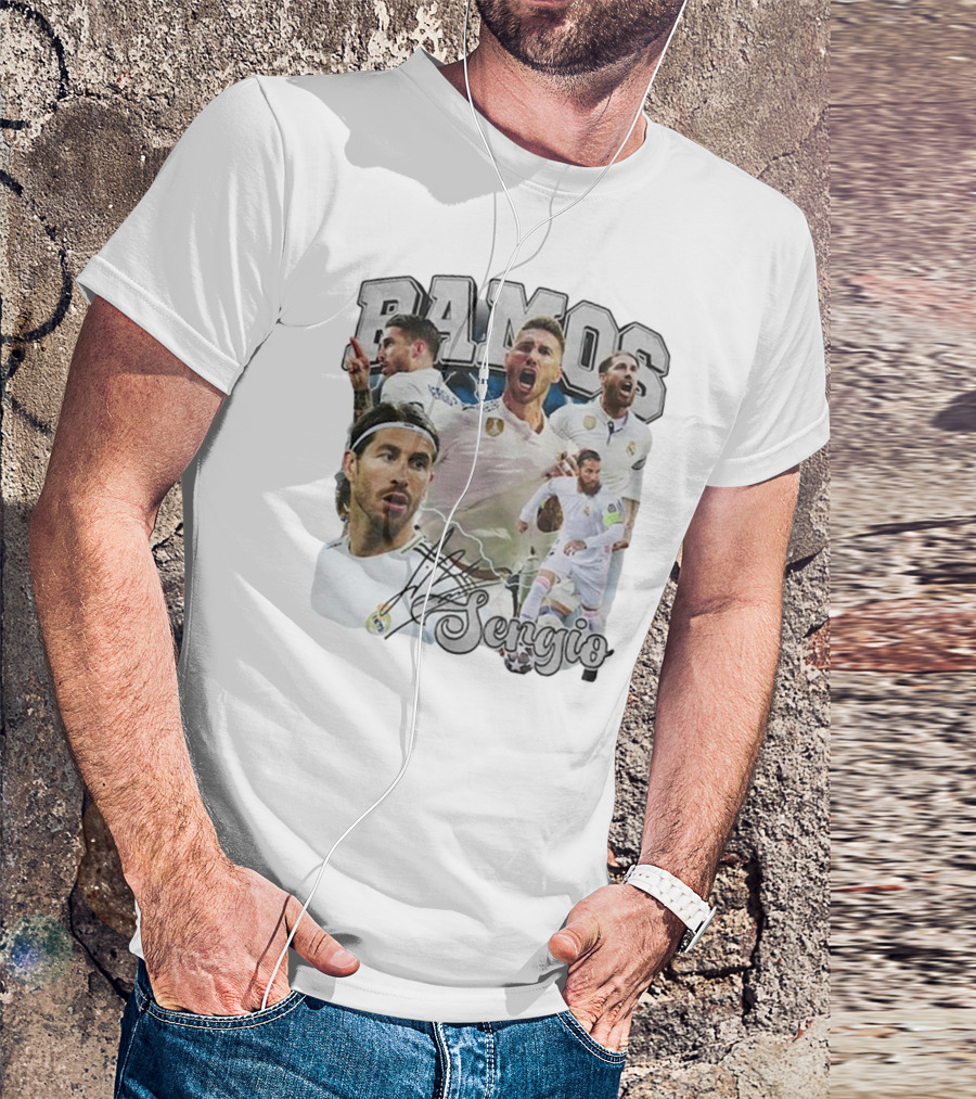 Ramos Sergio Real Madrid Football Soccer T-Shirt