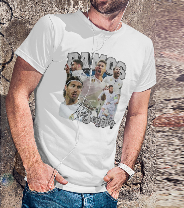 Ramos Sergio Real Madrid Football Soccer T-Shirt
