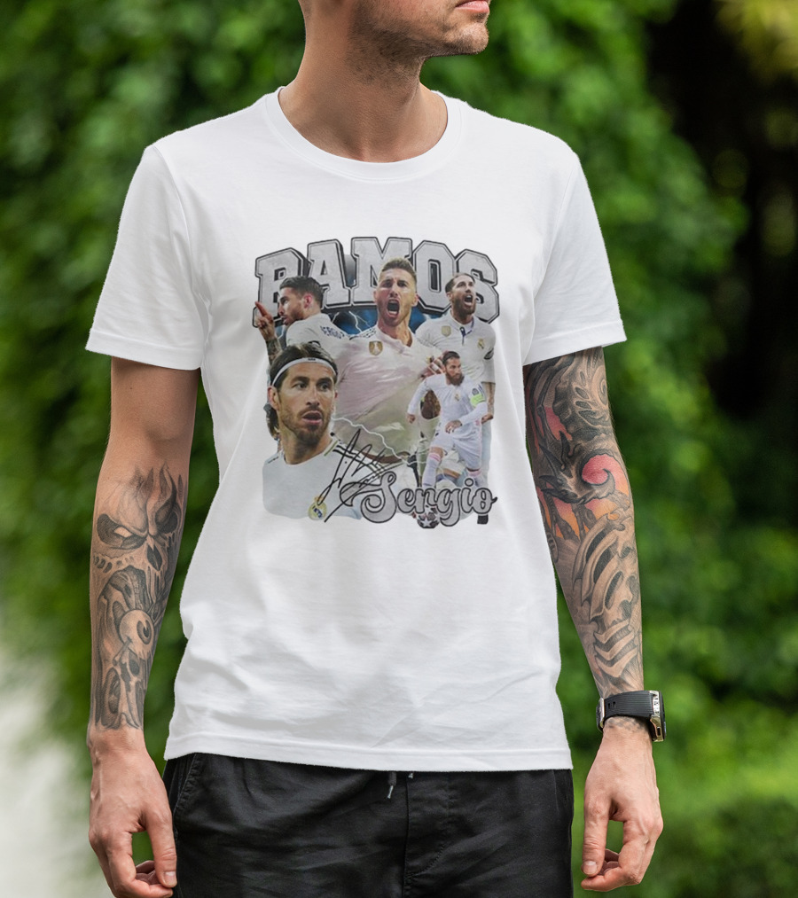 Ramos Sergio Real Madrid Football Soccer T-Shirt
