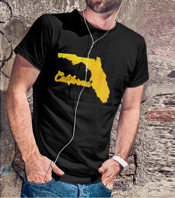 California Florida Map Playful Twist T-Shirt