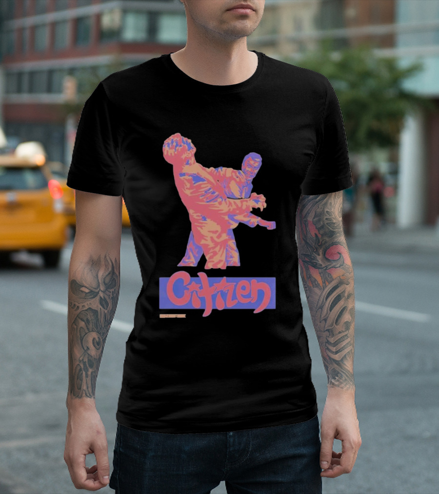Citizen Fight Beat Retro Martial Arts Duo T-Shirt
