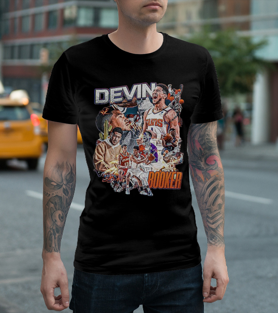 Devin Booker Suns Basketball Highlights and Moments T-Shirt