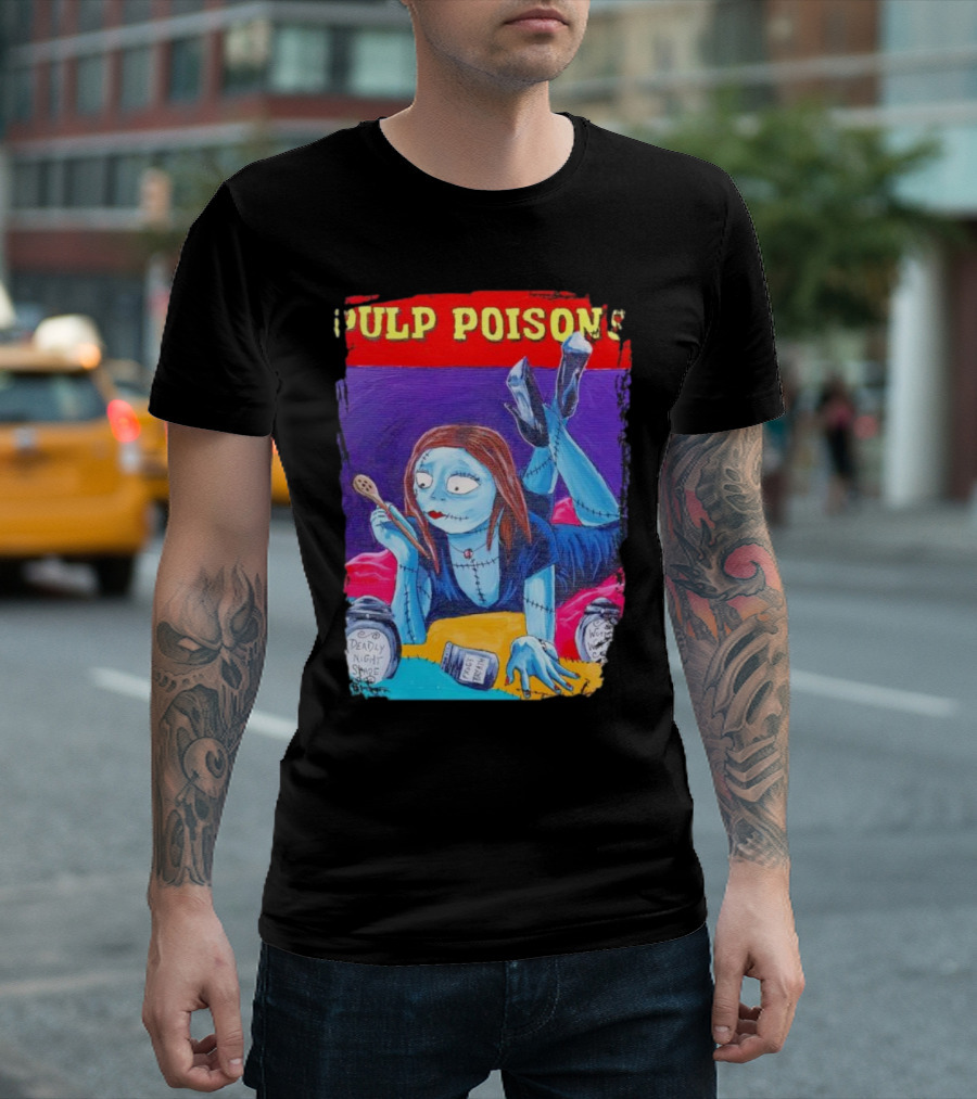 Pulp Poisons Deadly Night Shade Worm's Wort T-Shirt