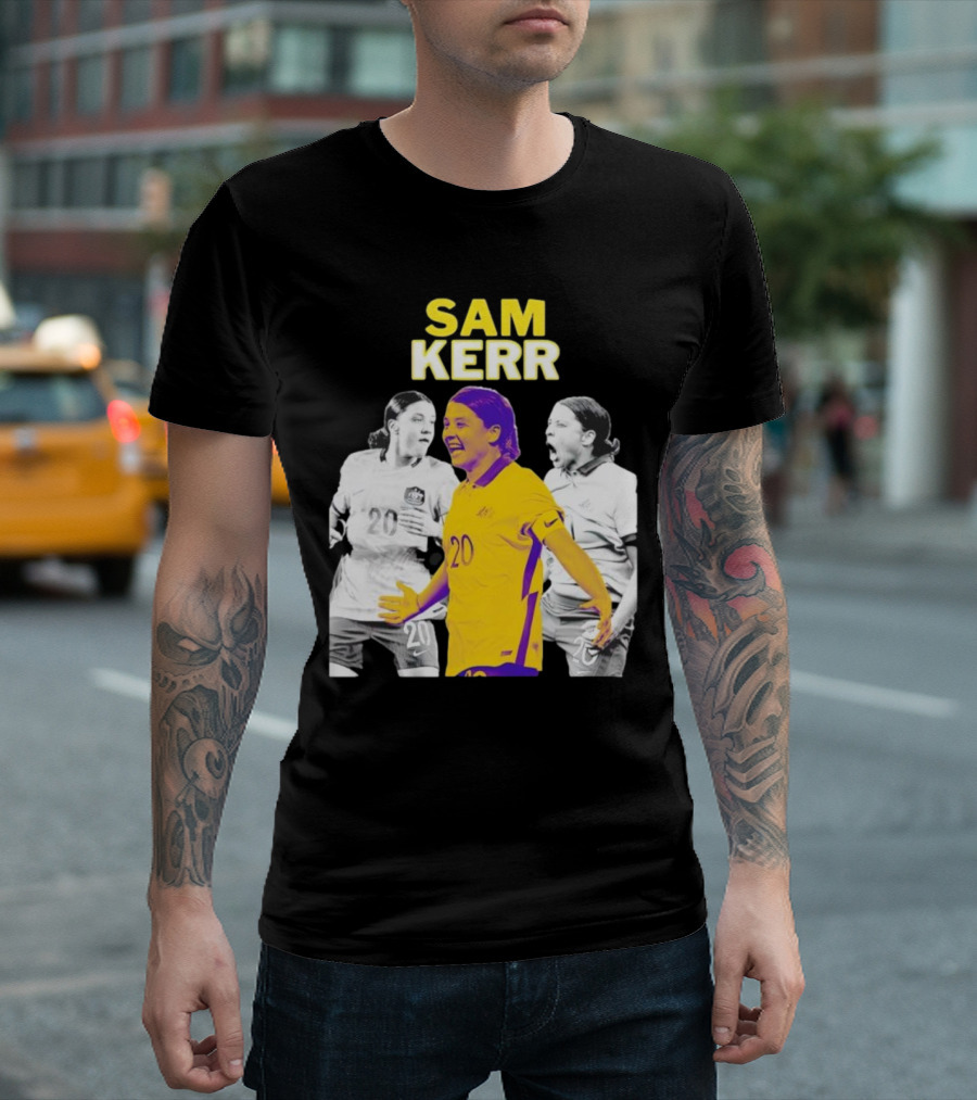 Sam Kerr Matildas Australia Soccer Star T-Shirt
