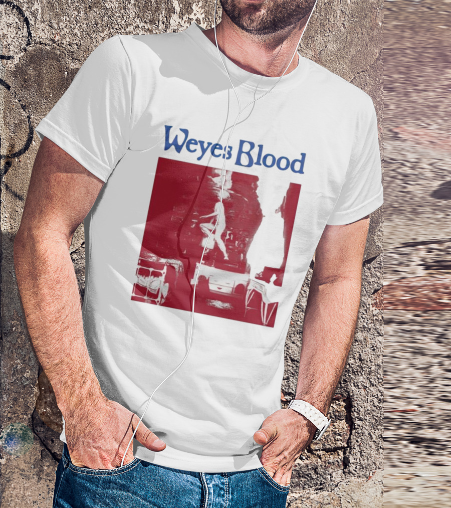 Weyes Blood Titanic Rising Red Silhouette Album T-Shirt