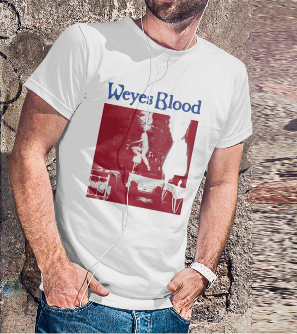 Weyes Blood Titanic Rising Red Silhouette Album T-Shirt