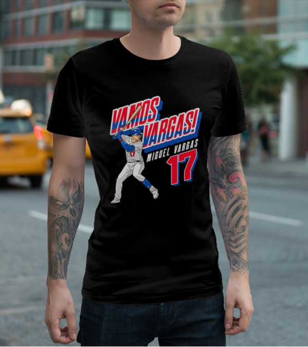Vamos Vargas Miguel Vargas #17 Baseball Player Iconic T-Shirt