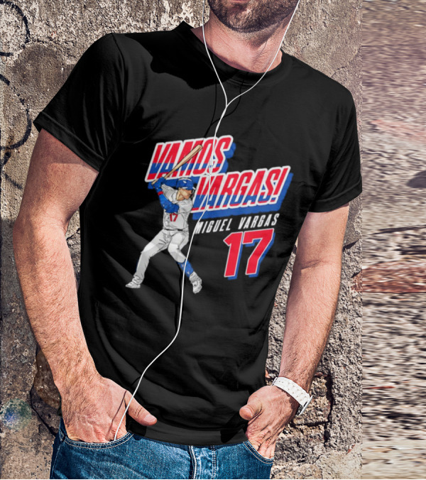 Vamos Vargas Miguel Vargas #17 Baseball Player Iconic T-Shirt
