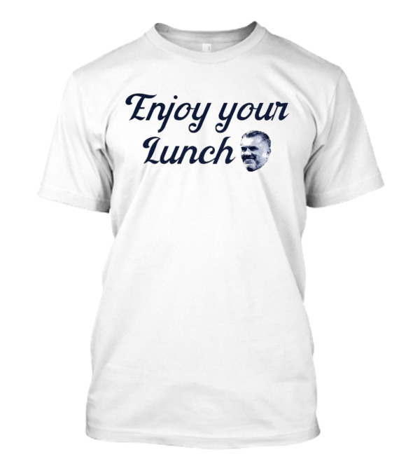 Enjoy Your Lunch Ange Postecoglou Face T-Shirt