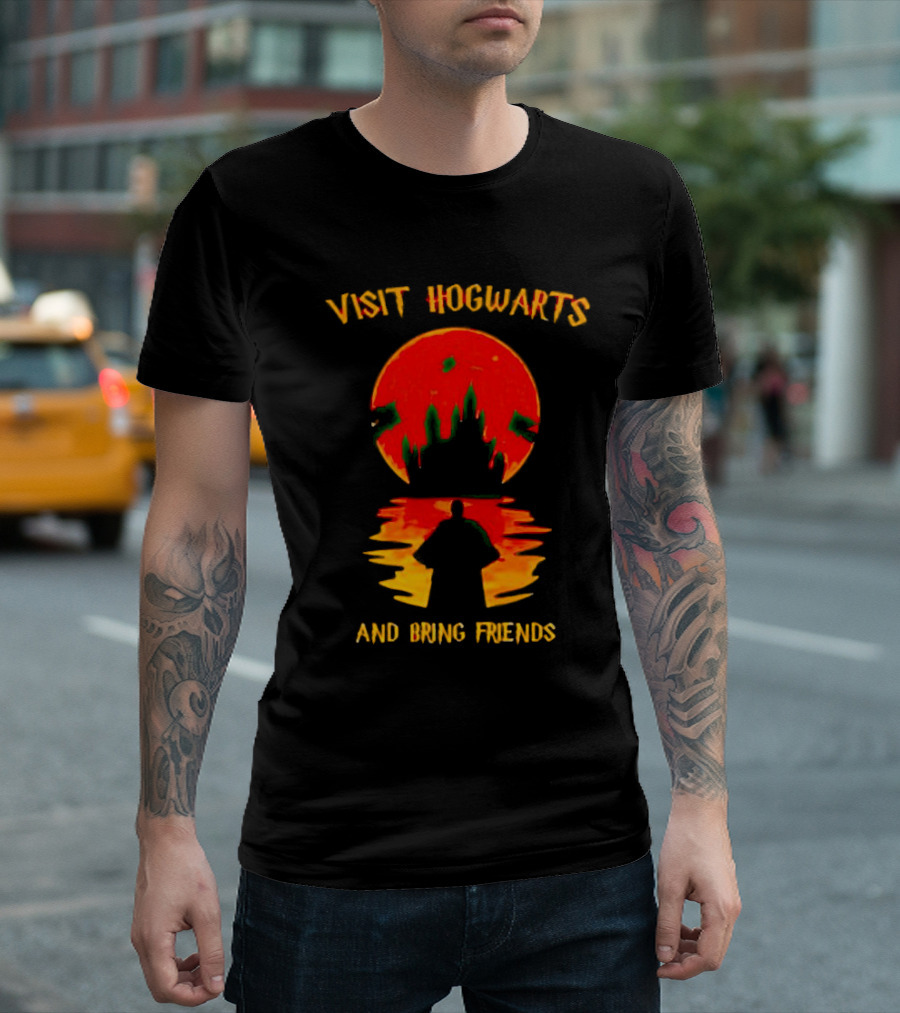 Visit Hogwarts and Bring Friends with Spooky Halloween Shadows T-Shirt
