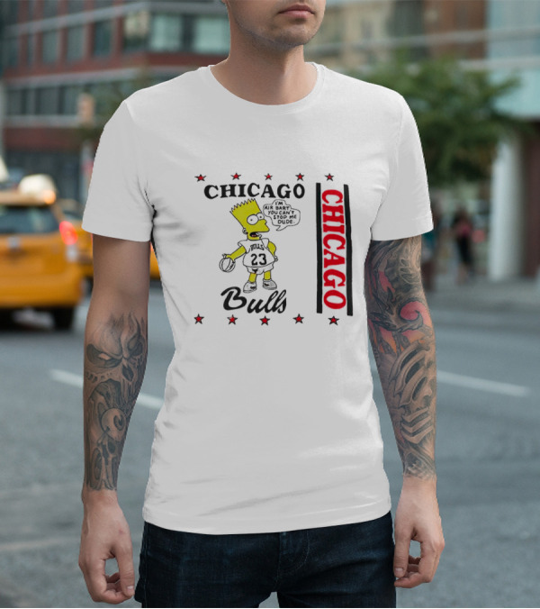 Chicago Bulls Bart Simpson Basketball T-Shirt