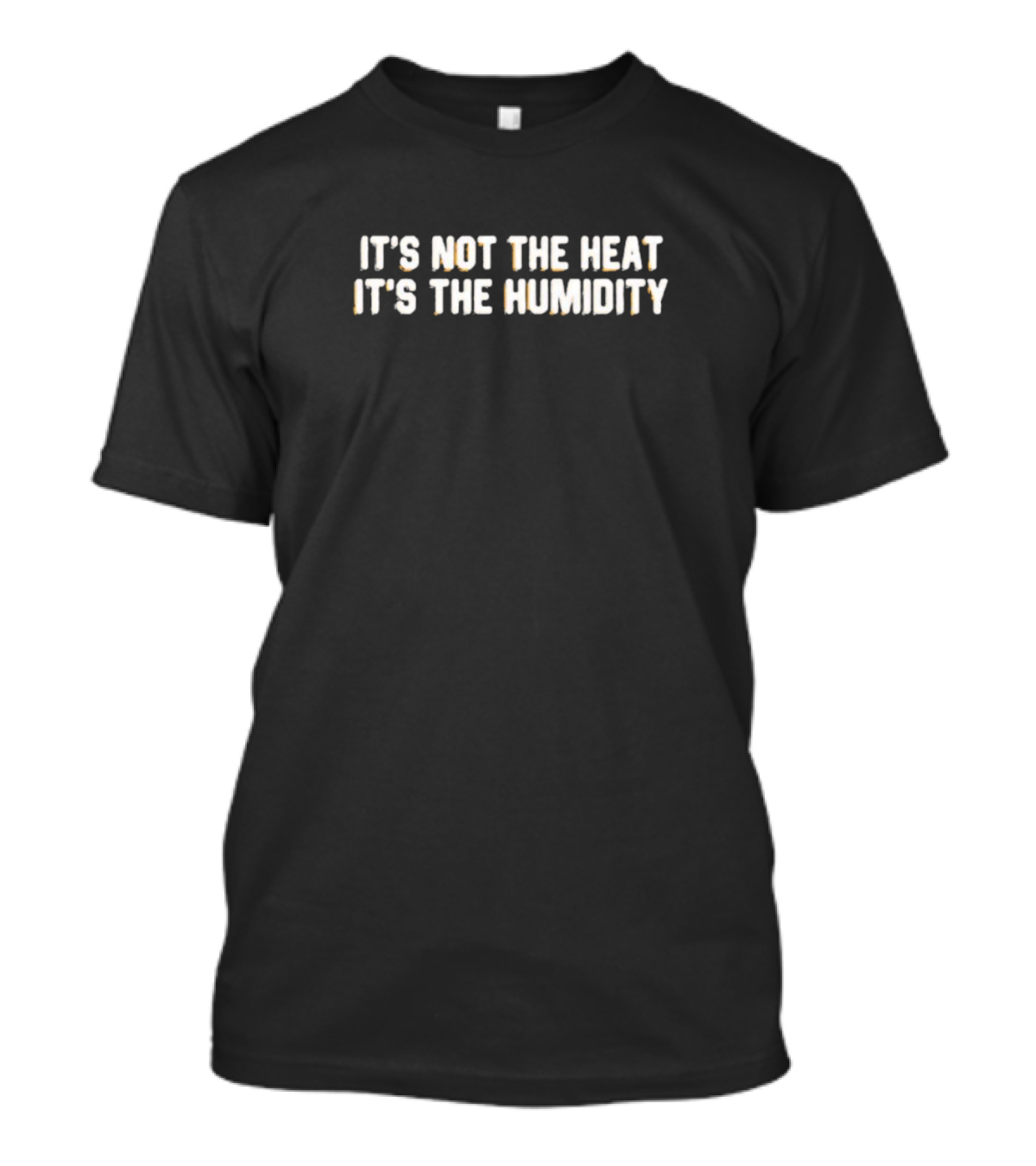 IT'S NOT THE HEAT IT'S THE HUMIDITY Humorous Weather Phrase T-Shirt