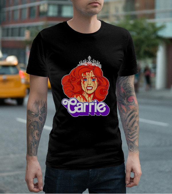 Carrie Blood-soaked Princess Barbie Queen T-Shirt