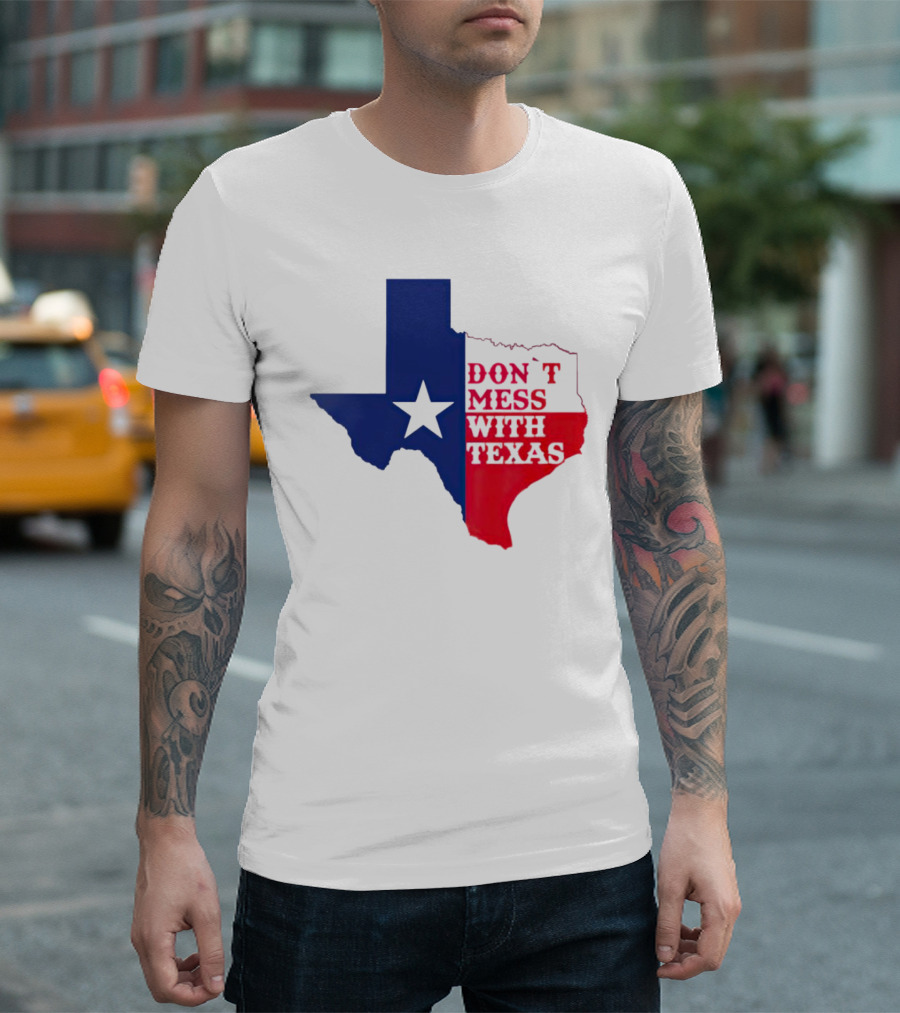 Don’t Mess with Texas Star Map T-Shirt