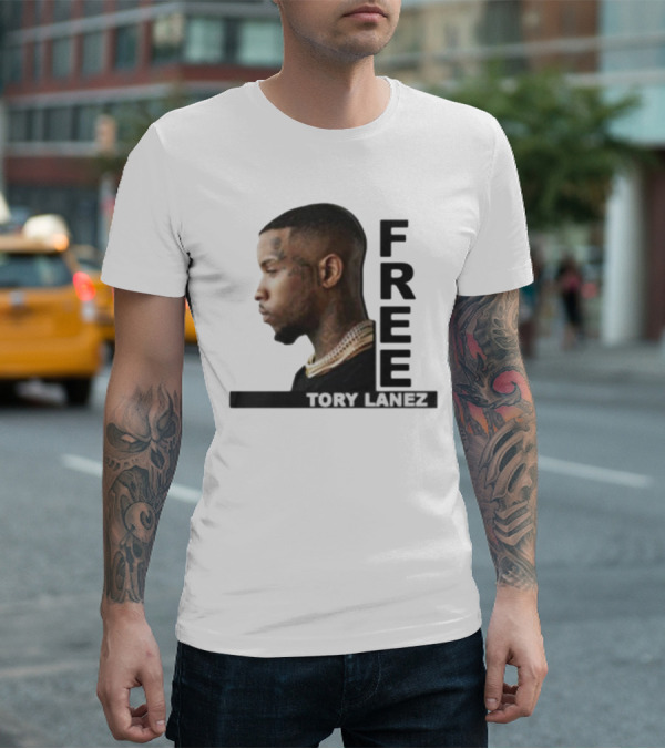 Free Tory Lanez Profile View Text T-Shirt