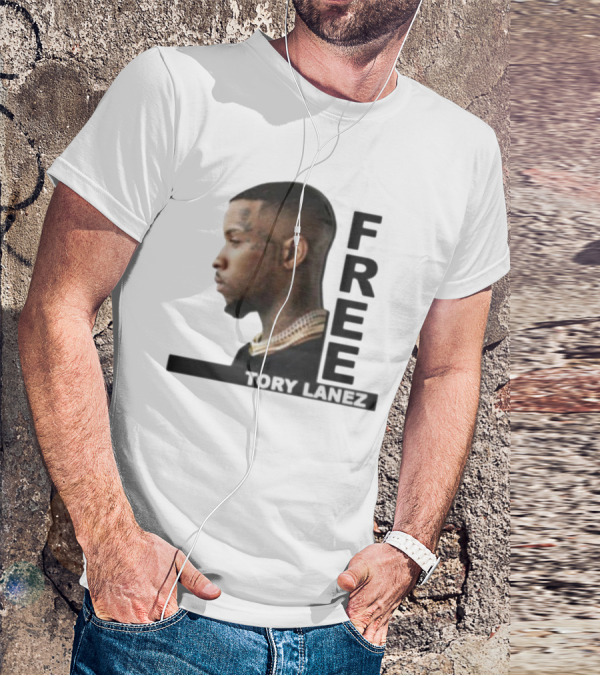 Free Tory Lanez Profile View Text T-Shirt