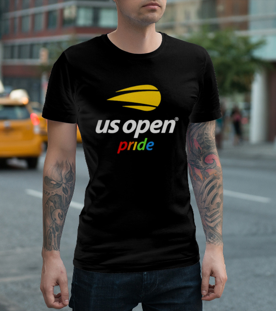 Us Open Pride Rainbow Tennis Ball T-Shirt