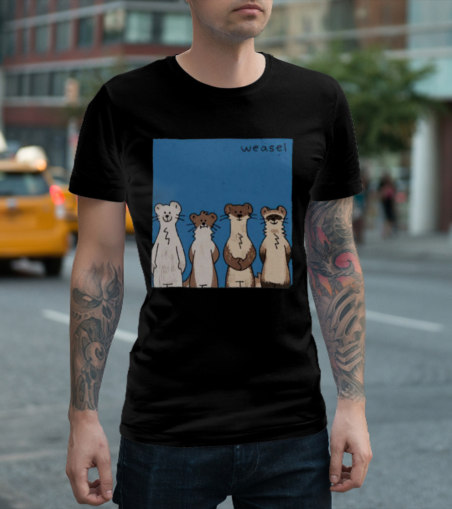 weasel weezer band T-Shirt