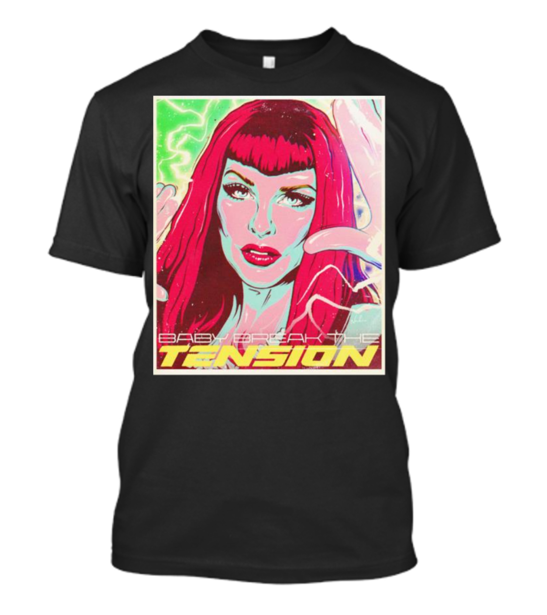 Baby Break The Tension Vibrant Pop T-Shirt