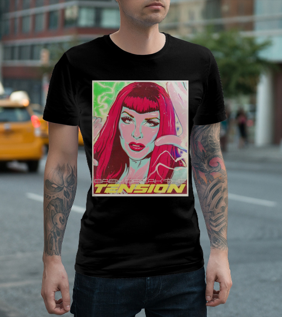 Baby Break The Tension Vibrant Pop T-Shirt