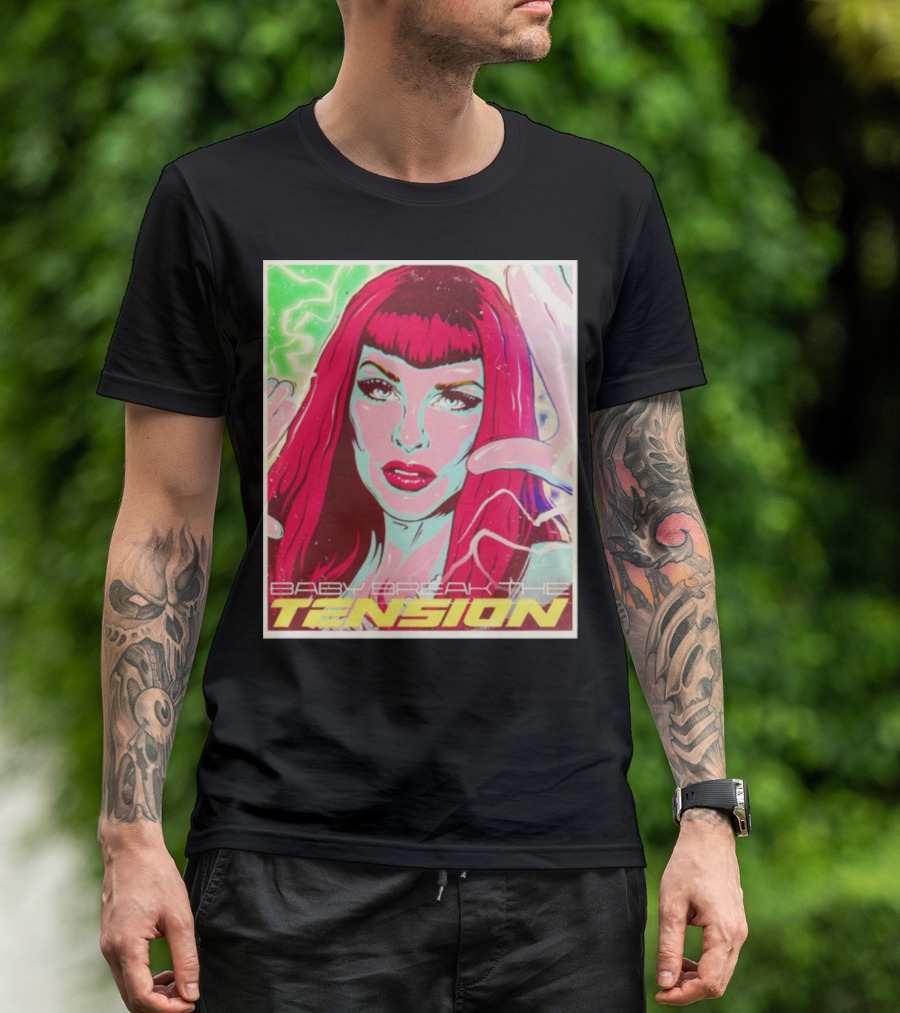 Baby Break The Tension Vibrant Pop T-Shirt
