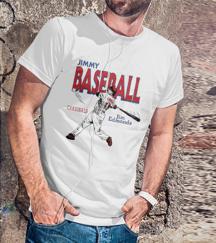 Cardinals Jim Edmonds Jimmy Baseball Swing T-Shirt
