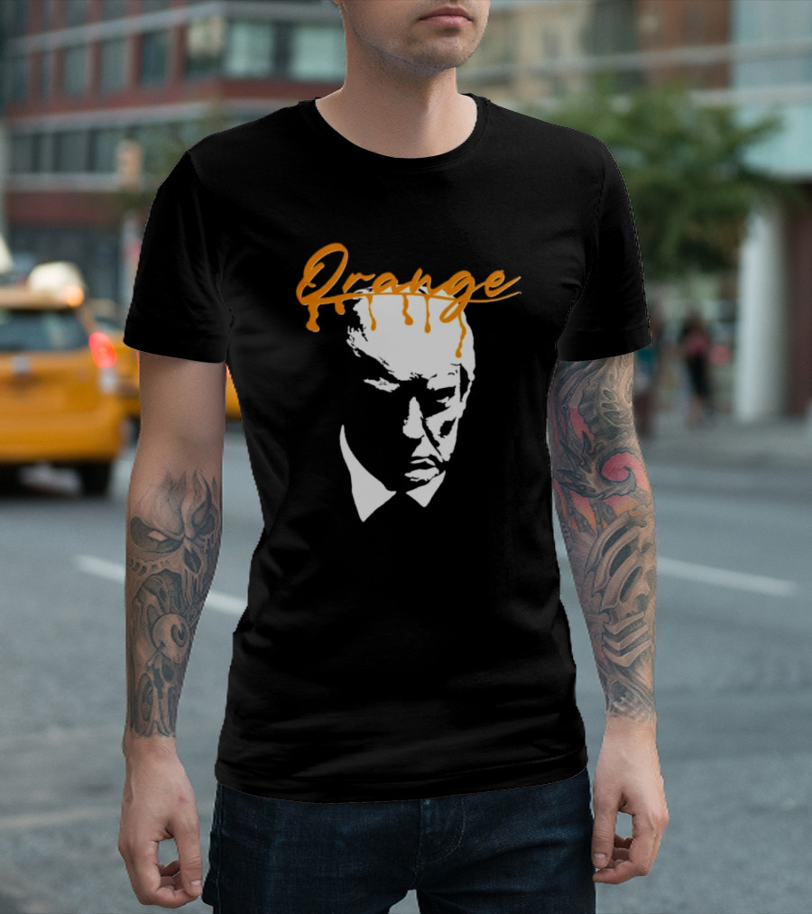 Orange Donald Trump Shot T-Shirt