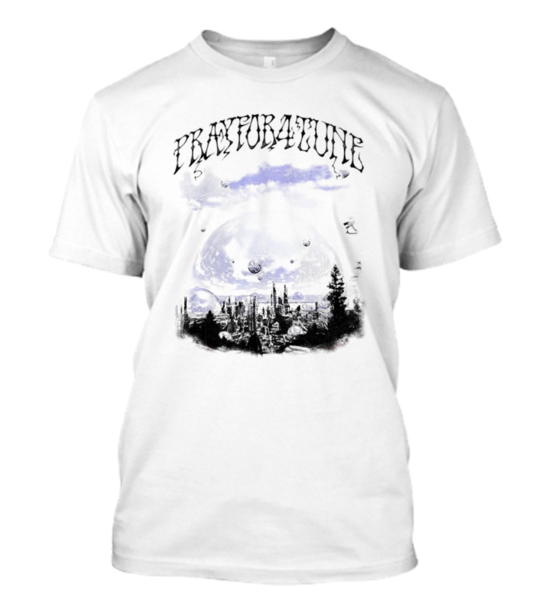 PrayFor4Tune Cosmic Landscape Bliss New T-Shirt