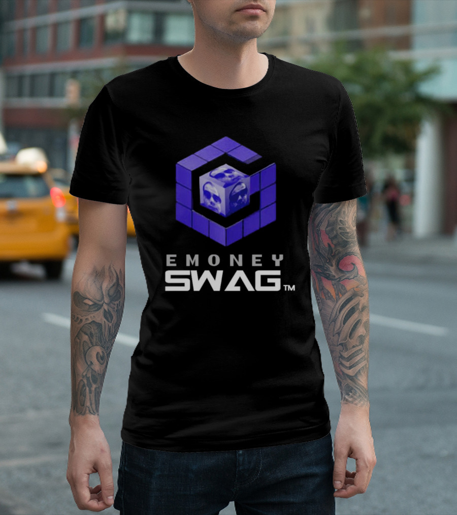 EMONEY SWAG Cube Faces New T-Shirt