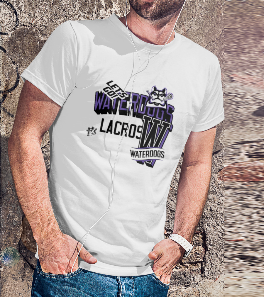 Premier Lacrosse League Waterdogs Let's Go Waterdogs LAX W T-Shirt