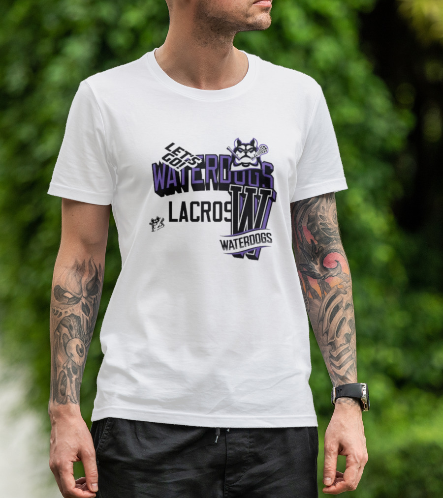 Premier Lacrosse League Waterdogs Let's Go Waterdogs LAX W T-Shirt