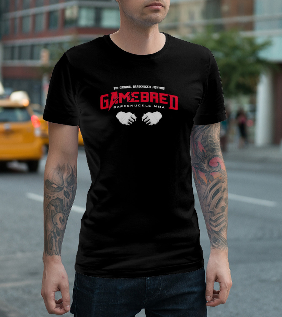 Sean Strickland The Original Bareknuckle Fighting Gamebred Bareknuckle MMA T-Shirt
