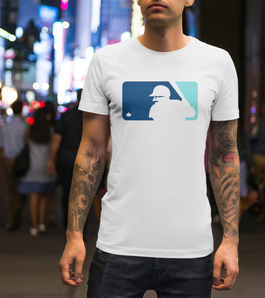 Ben Wagner Schneider Stache Baseball Logo With Batter T-Shirt