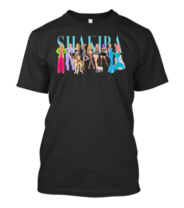 Shakira Iconic Outfits And Bold Styles T-Shirt