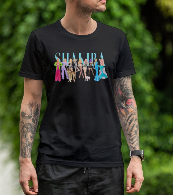 Shakira Iconic Outfits And Bold Styles T-Shirt
