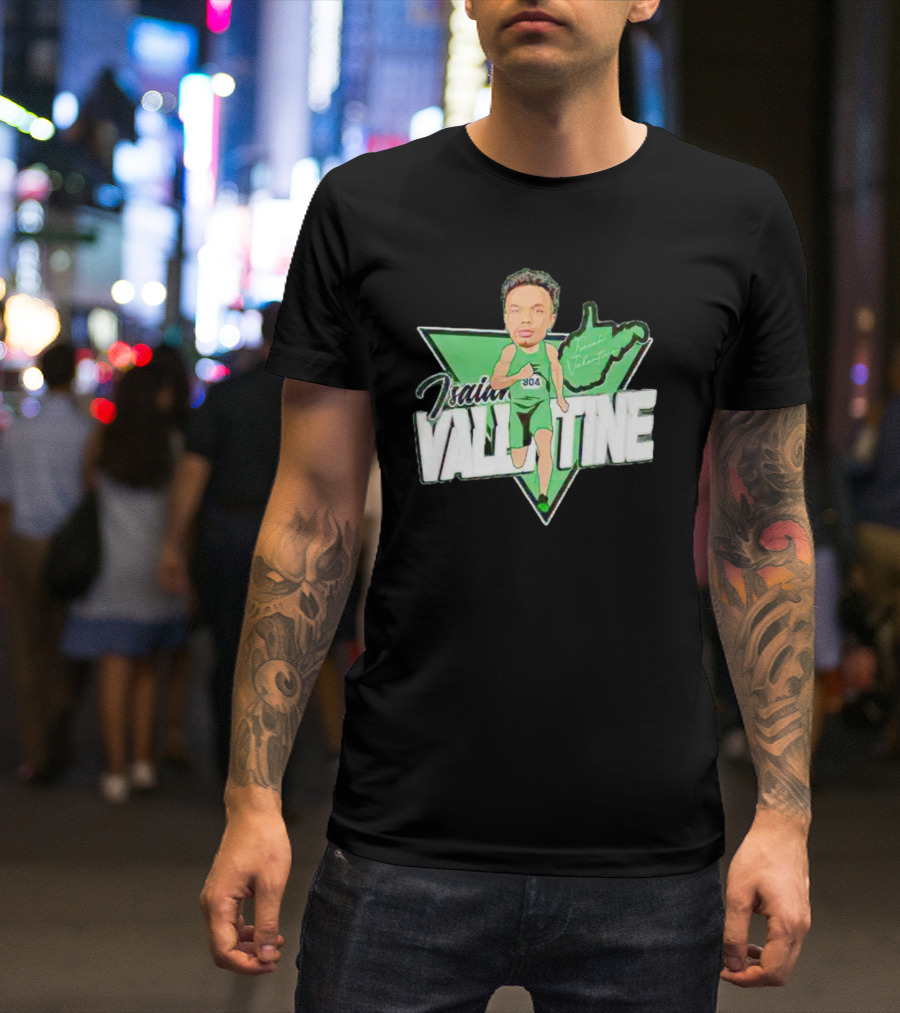 Isaiah Valentine 304 Racer Caricature Signature West Virginia Map T-Shirt