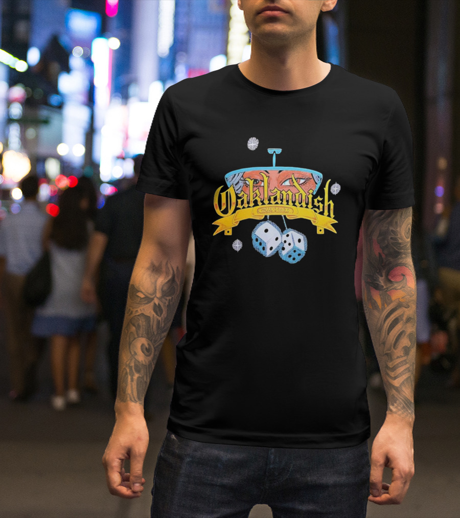 Oaklandish Cali Cruisin' Dice And Rearview Mirror Eyes T-Shirt
