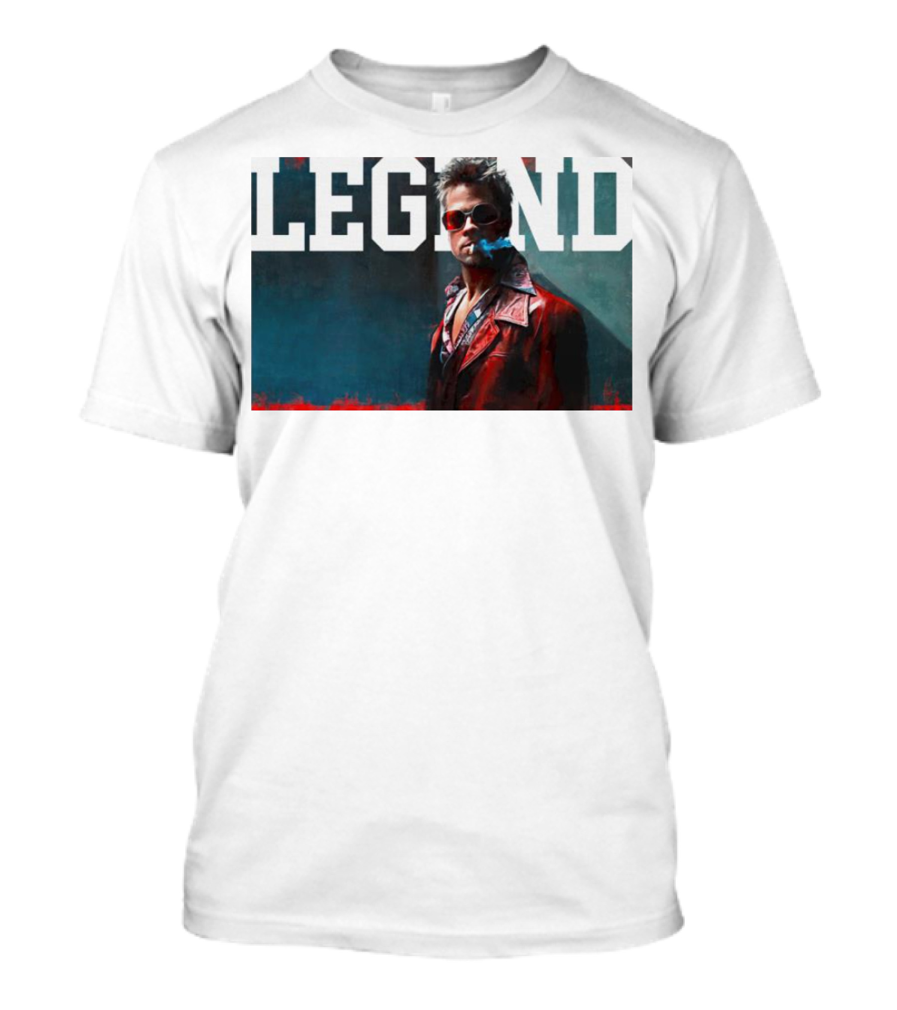 Tyler Durden Smoking Legend Iconic T-Shirt