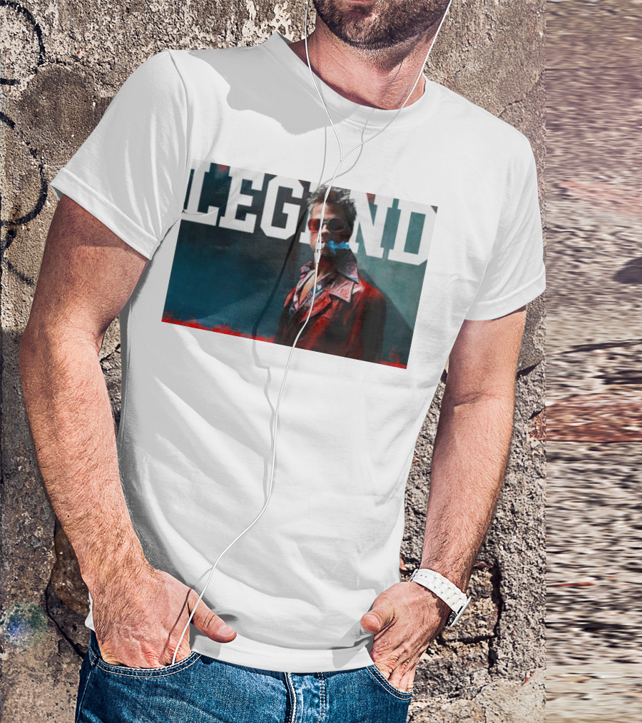 Tyler Durden Smoking Legend Iconic T-Shirt