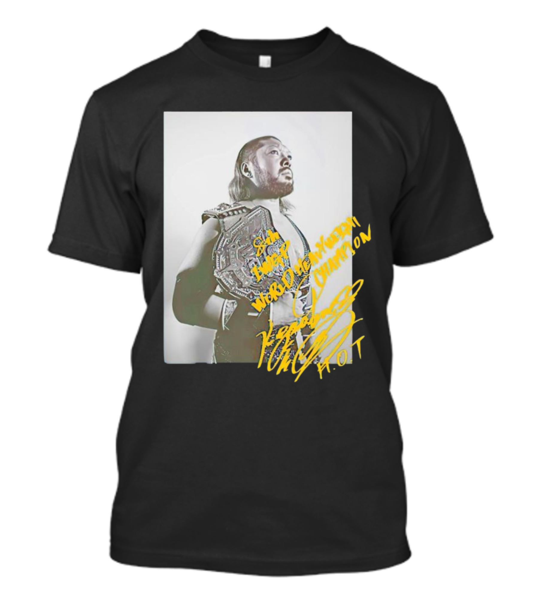 Evil 8th IWGP World Heavyweight Champion H.O.T Signature T-Shirt