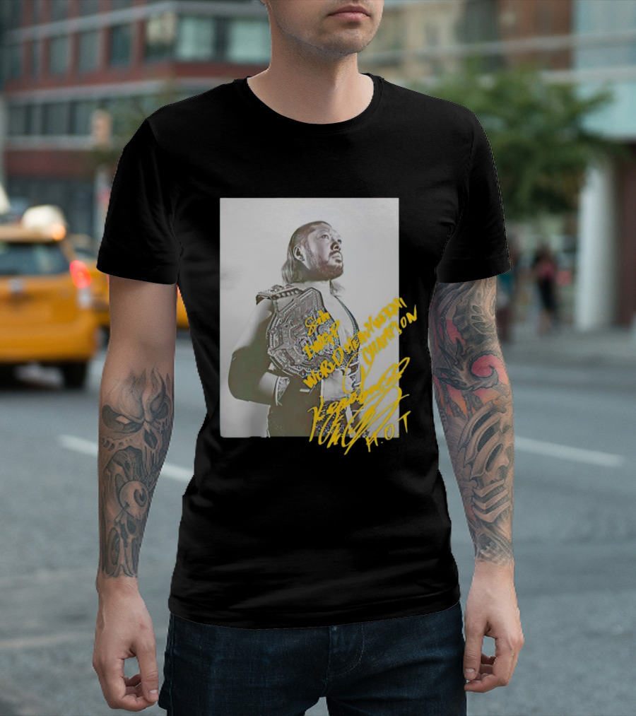 Evil 8th IWGP World Heavyweight Champion H.O.T Signature T-Shirt