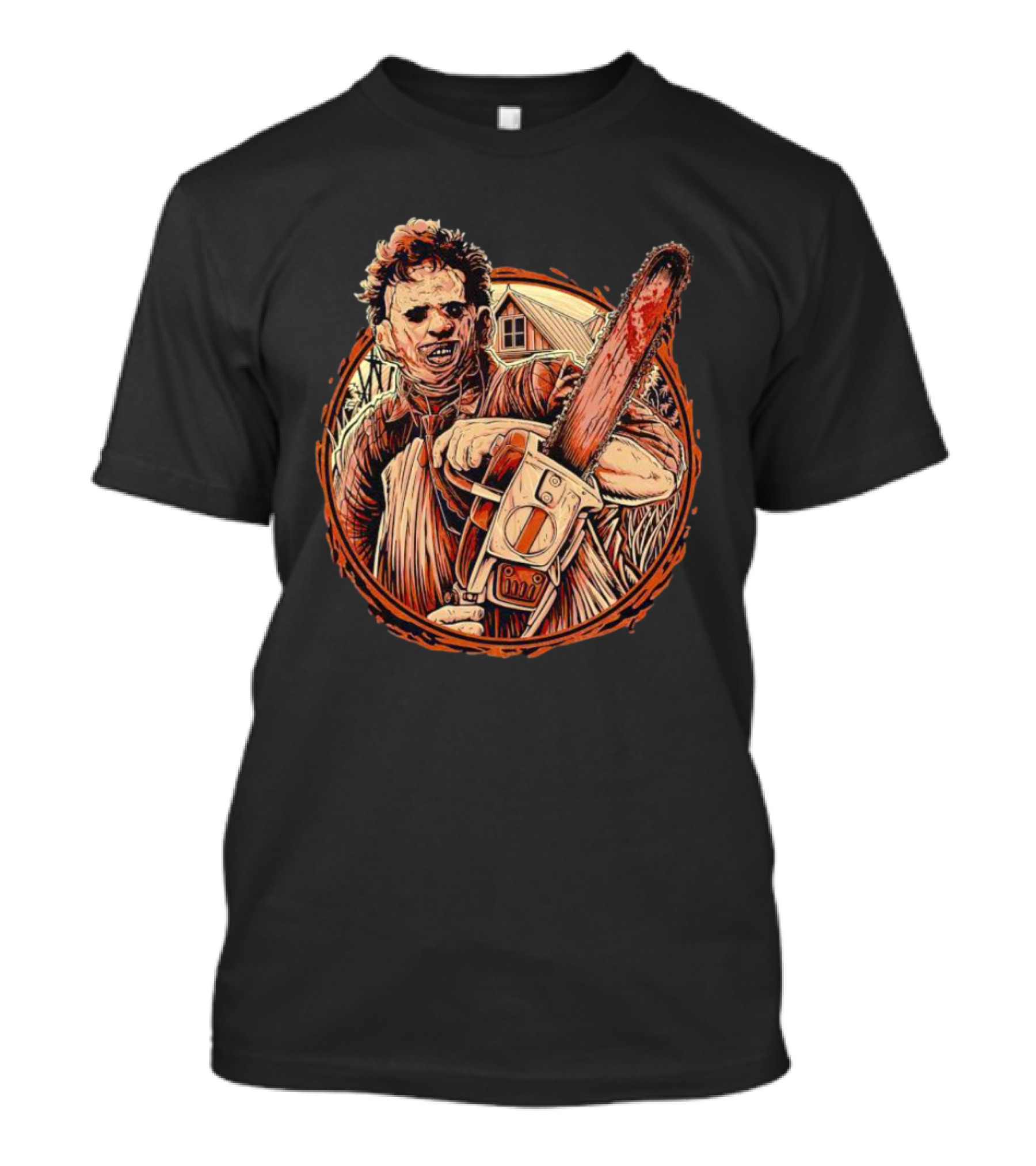 Texas Chainsaw Massacre Leatherface Horror Vintage T-Shirt