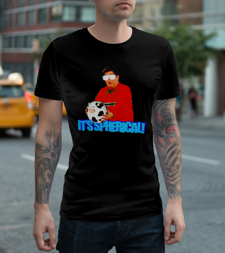 It's Spherical Dairy Cow Retro Glasses T-Shirt